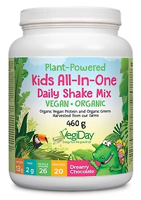 Natural Factors Vegiday Kids All-In-One Daily Shake (Dreamy Chocolate 460 gr)