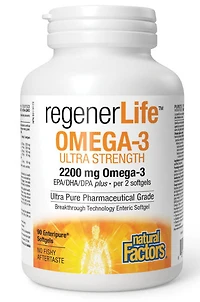 NATURAL FACTORS regenerlife Omega-3 (90 sgels)