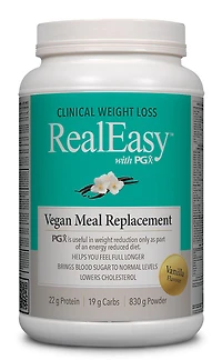 RealEasy™ with PGX® Vegan Meal Replacement (Vanilla - 830 gr)