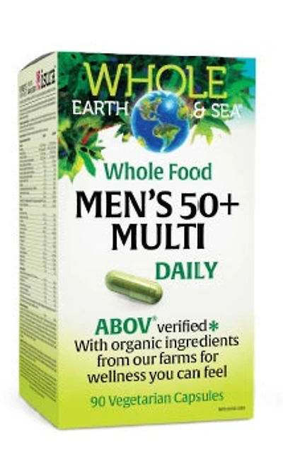 WHOLE EARTH & SEA Men's 50+ Daily Multi-Vitamin 90 Veggie Caps