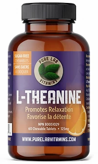 PURE LAB L-Theanine (125 mg - 60 chewable)
