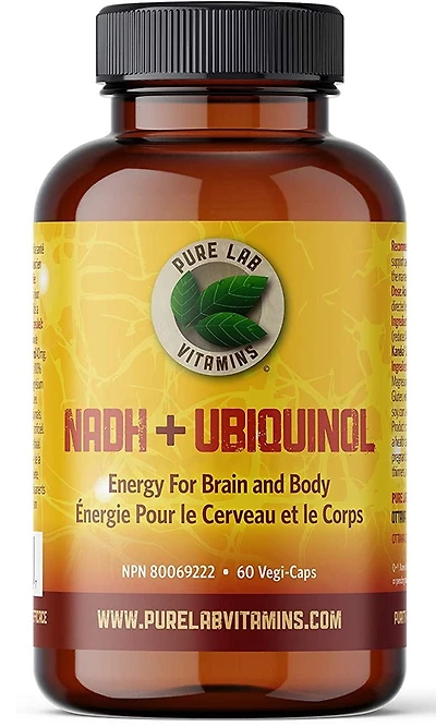 PURE LAB VITAMINS NADH+Ubiquinol (60 veg caps)