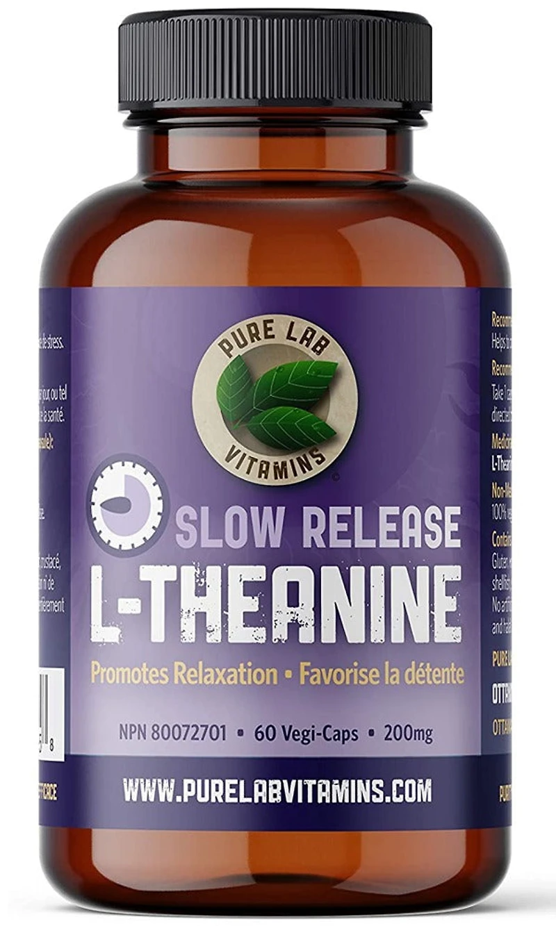 PURE LAB L-Theanine Slow Release (200 mg