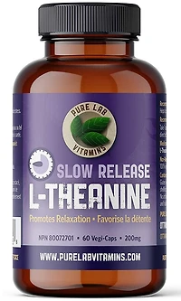 PURE LAB L-Theanine Slow Release (200 mg