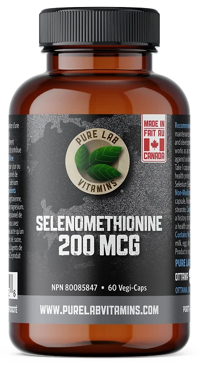 PURE LAB Selenomethionine (200 mcg - 60 veg caps)