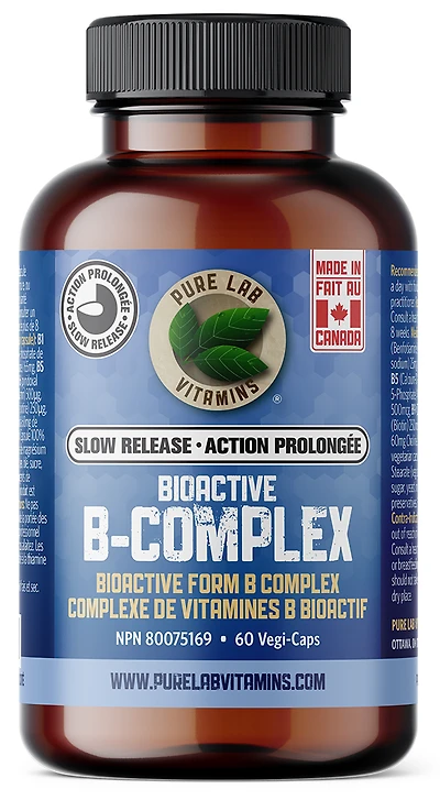 PURE LAB VITAMINS Bioactive B Complex Slow Release ( veg caps