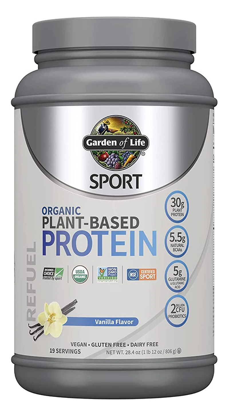 GARDEN OF LIFE Sport Organic Plant Base Protein (Vanilla - 806 gr)