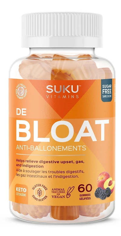 SUKU De Bloat (Berry Peachy - 60 Gummies)