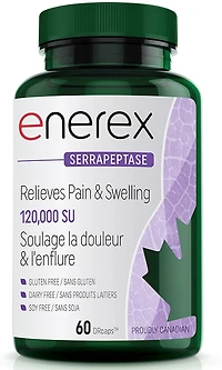 ENEREX Serrapeptase (120,000 SU - 60 caps)