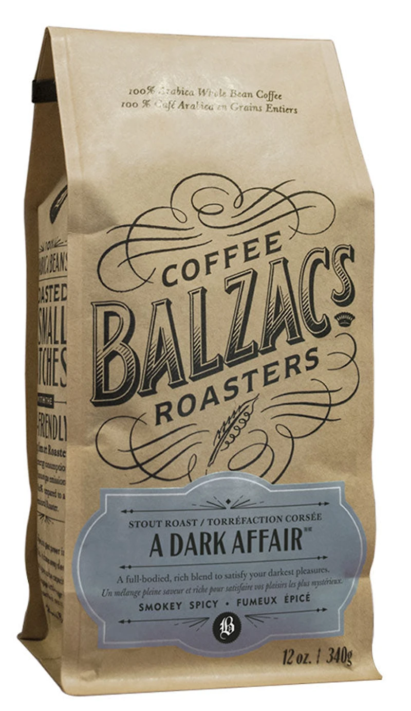 BALZAC'S COFFEE A Dark Affair - Stout Roast