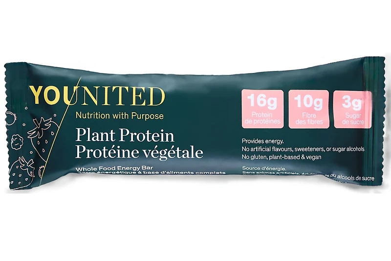 YOUNITED Plant Protein Snack Bar (Summer Berries - 60g x 12)