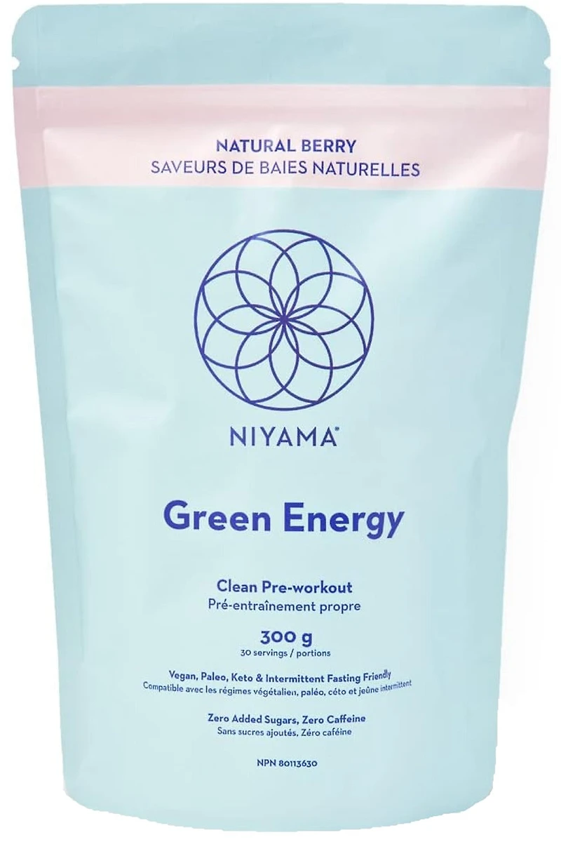 NIYAMA Green Energy Clean Pre- Workout (300 g)