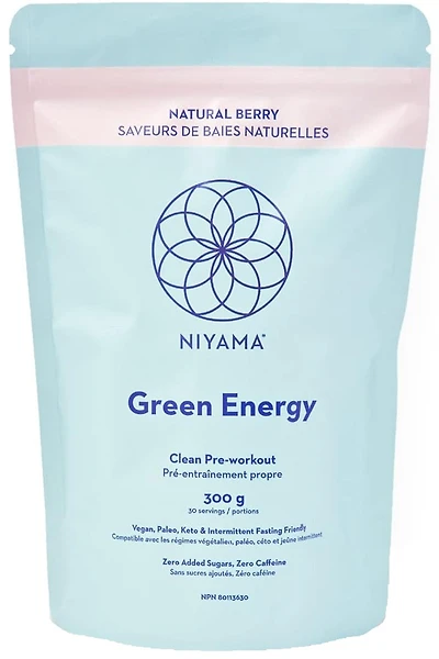 NIYAMA Green Energy Clean Pre- Workout (300 g)