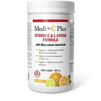 Medi-C Plus Vitamin C & L-Lysine with Magnesium Ascorbate (Citrus - 600 g)