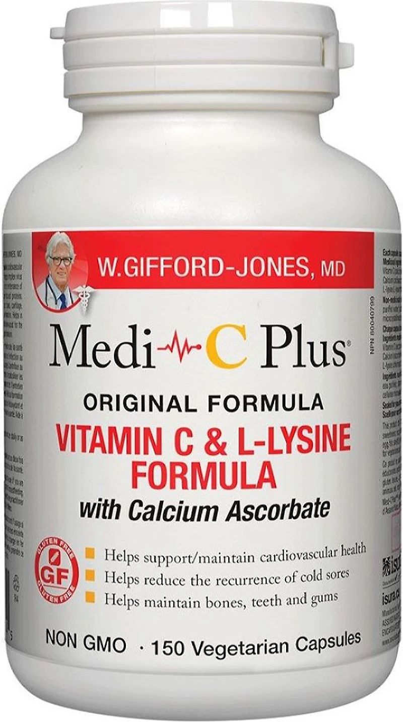 Medi-C Plus Vitamin C & L-Lysine with Magnesium ( veg caps