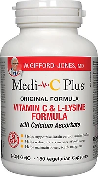 Medi-C Plus Vitamin C & L-Lysine with Magnesium ( veg caps