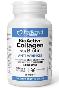 PREFERRED NUTRITION BioActive Collagen plus Biotin (90 tabs)