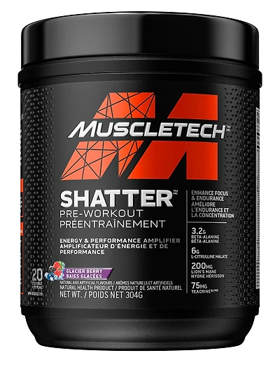 MUSCLE TECH Shatter (Glacier Berry - 304 gr)
