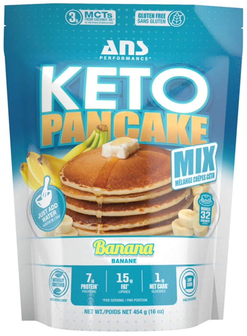ANS PERFORMANCE Keto Pancake Mix (Banana - 454 gr)