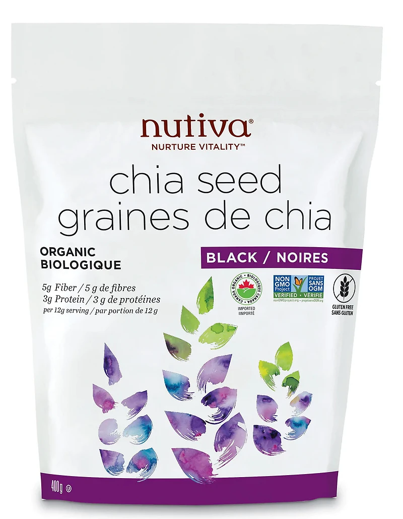 NUTIVA Organic Chia Seeds (400 gr)
