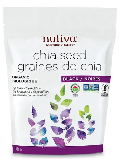 NUTIVA Organic Chia Seeds (400 gr)