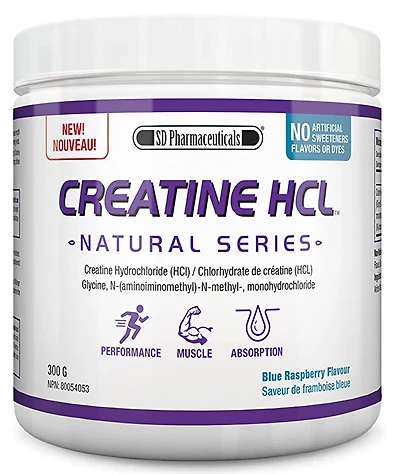 SD PHARMACEUTICALS Creatine HCL (Blue Raspberry - 300 grams)
