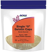 NOW Empty Gelatin Caps (Size