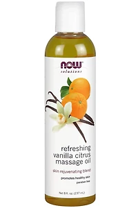 NOW Vanilla Citrus Massage Oil  (237 ml)