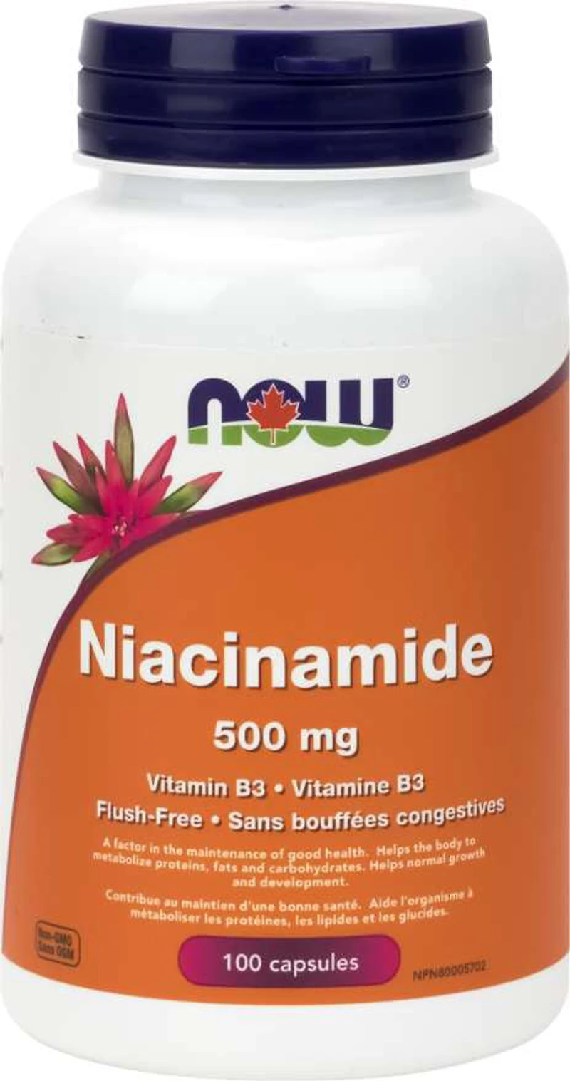 NOW Niacinamide (500 mg - 100 veg caps)