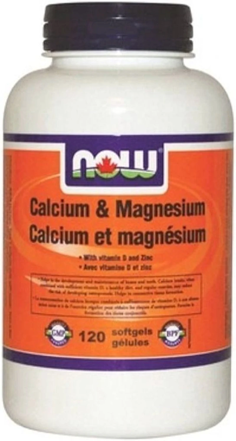 NOW Calcium & Magnesium (120 sgels)