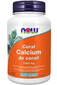 NOW Coral Calcium (1000 mg - 100 vcaps)