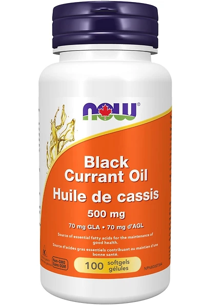 NOW Black Currant Oil (500 mg - 100 sgels)