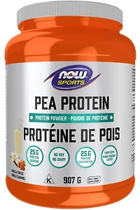 NOW SPORTS Pea Protein (Vanilla Toffee - 907 gr)