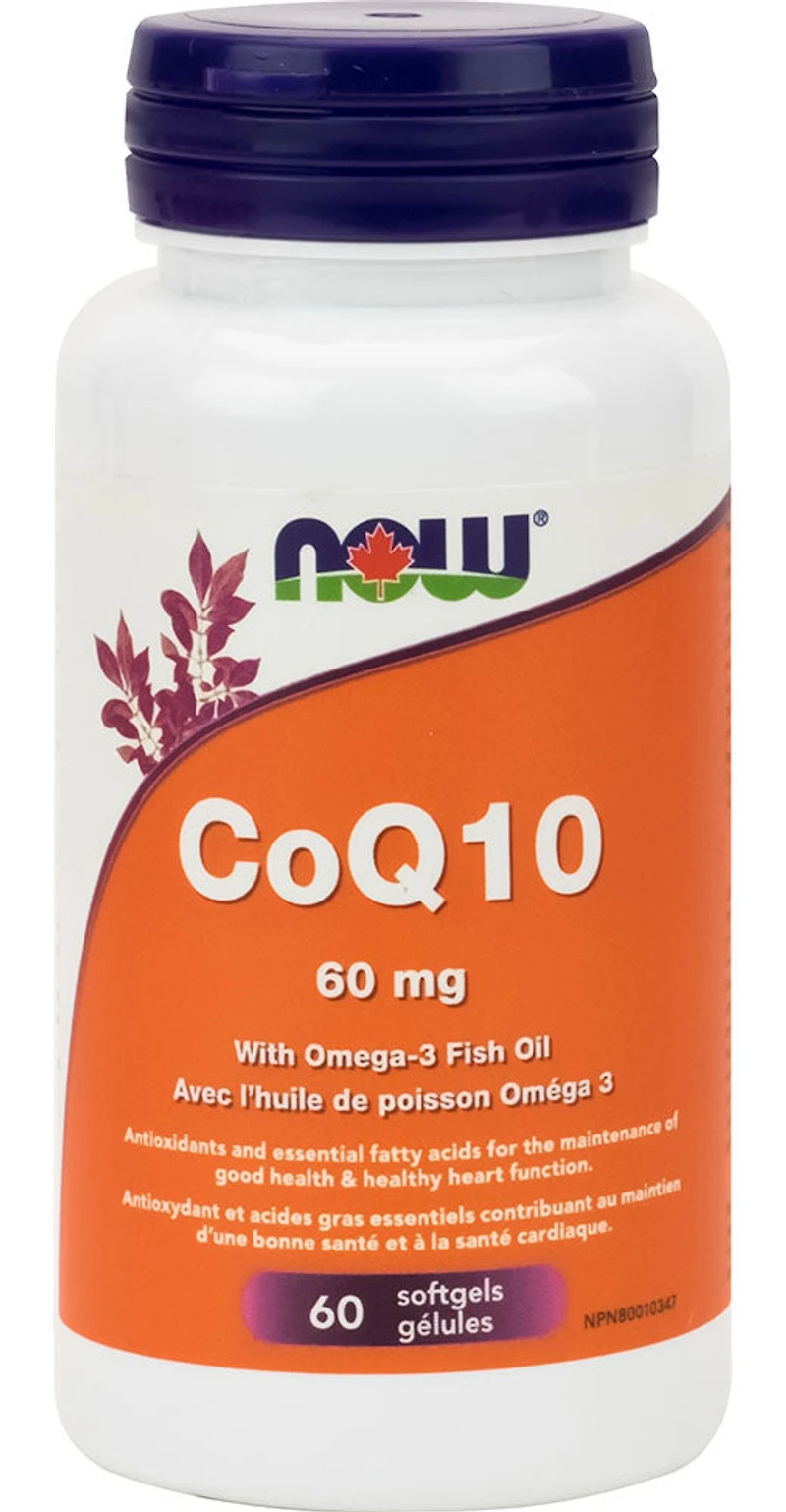 NOW COQ10 (60 mg - 60 sgels)