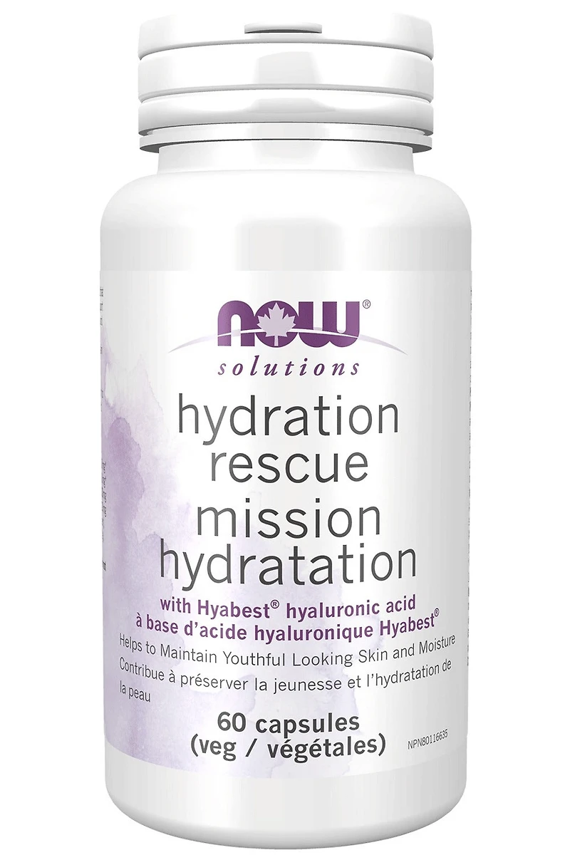 NOW Hydration Rescue (60 veg caps)