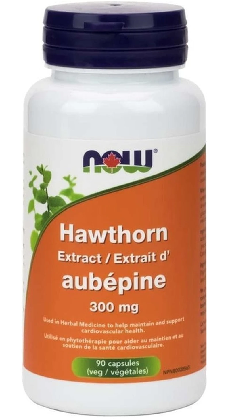 NOW Hawthorn Extract (300 mg - 90 veg caps)