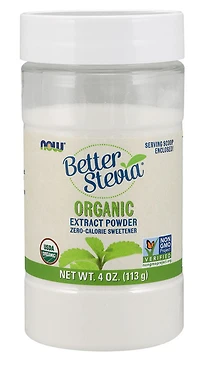 NOW Better Stevia Organic Stevia Powder (113 gr)