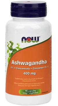 NOW Ashwaganda (400mg - 90 caps)