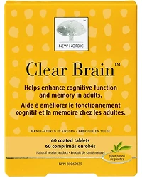 NEW NORDIC Clear Brain (60 tabs)