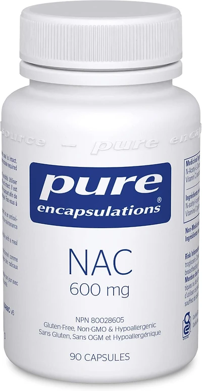 PURE ENCAPSULATIONS NAC (600 mg - 90 caps)