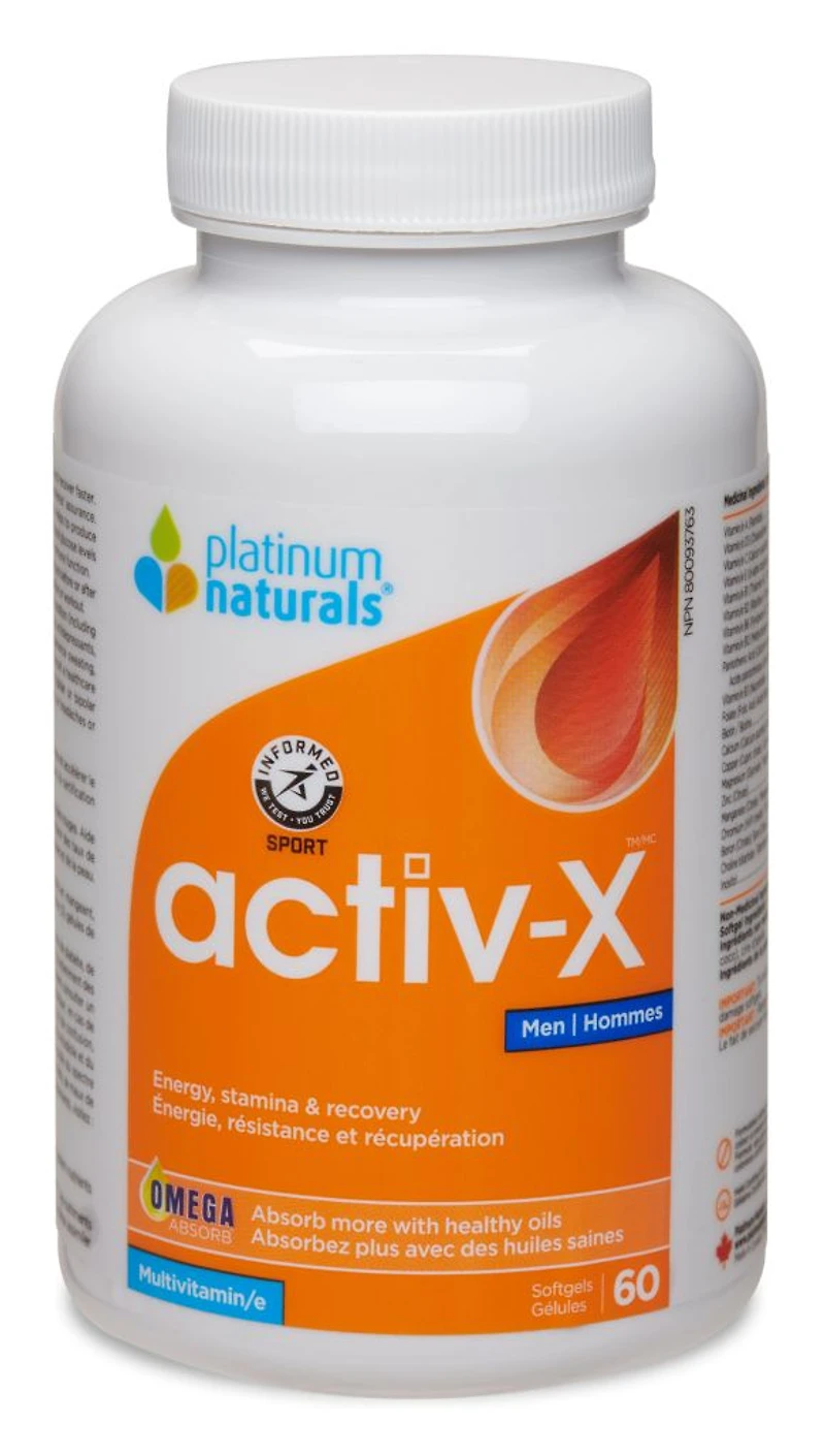 PLATINUM Activ-X for Men (60 sgels)