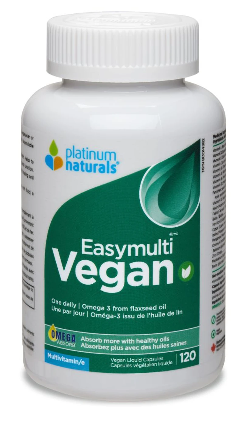 PLATINUM Easymulti Vegan (120 veg caps)