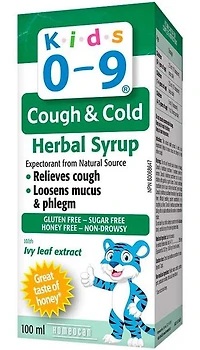 HOMEOCAN Kids 0-9 Cough& Cold Herbal Syrup  (100 ml)