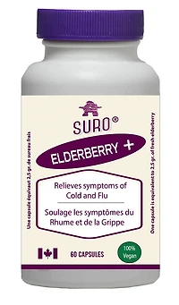 SURO Organic Elderberry (60 Caps)