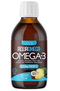 AQUAOMEGA Omega 3 High EPA (Tropical - 225 ml)