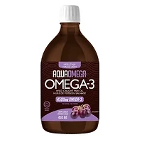 AQUAOMEGA Omega 3 High DHA  (Grape - 450 ml)