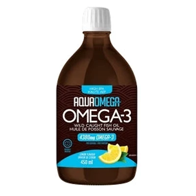 AQUAOMEGA Omega 3 High EPA (Lemon - 450 ml)