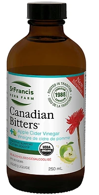 ST FRANCIS HERB FARM Canadian Bitters Apple Cider Vinegar (250 ml)