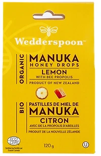 WEDDERSPOON Organic Manuka Honey Drops (Lemon