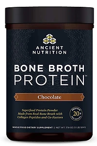 ANCIENT NUTRITION Bone Broth Collagen Protein (Chocolate - 357 gr)